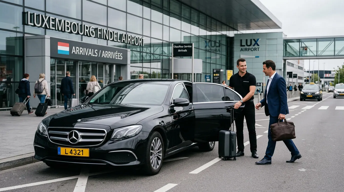 VTC aeroport Luxembourg Findel