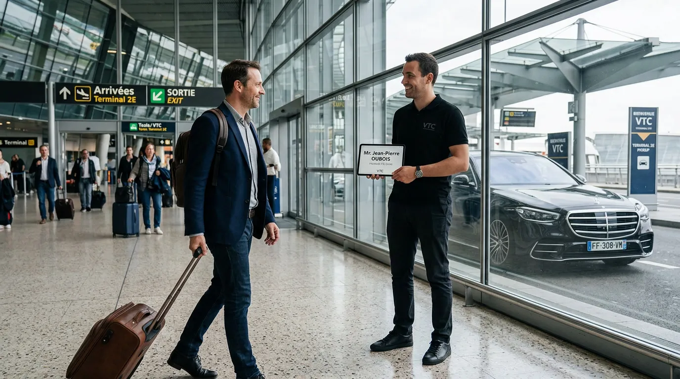 VTC aeroport Paris Charles de Gaulle