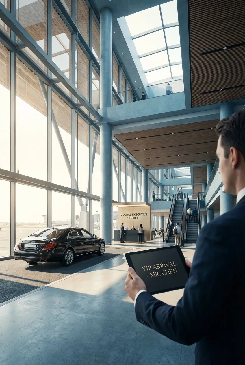 Navette aeroport avec chauffeur prive FJ13