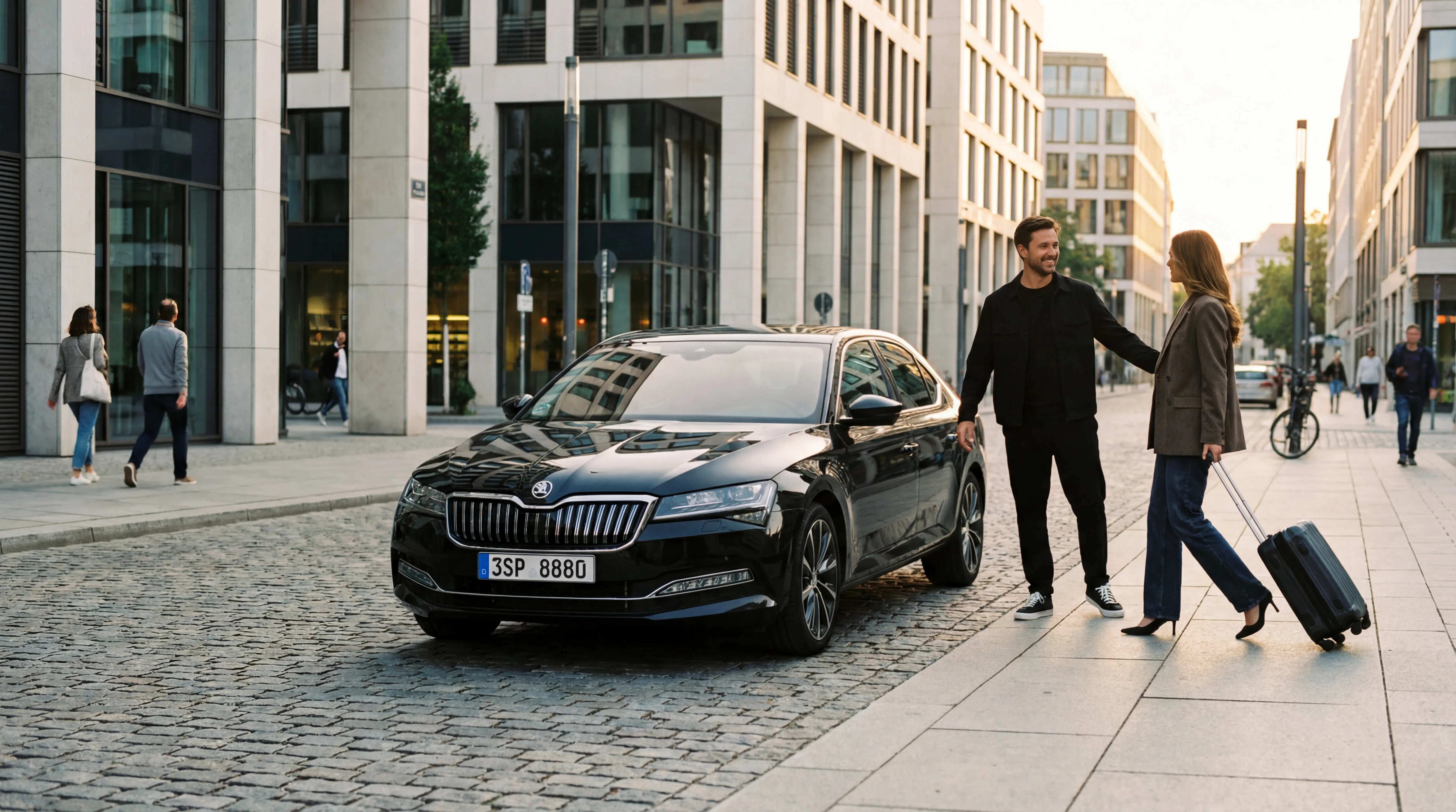 Alternative taxi Strasbourg VTC FJ13 Mercedes chauffeur prive