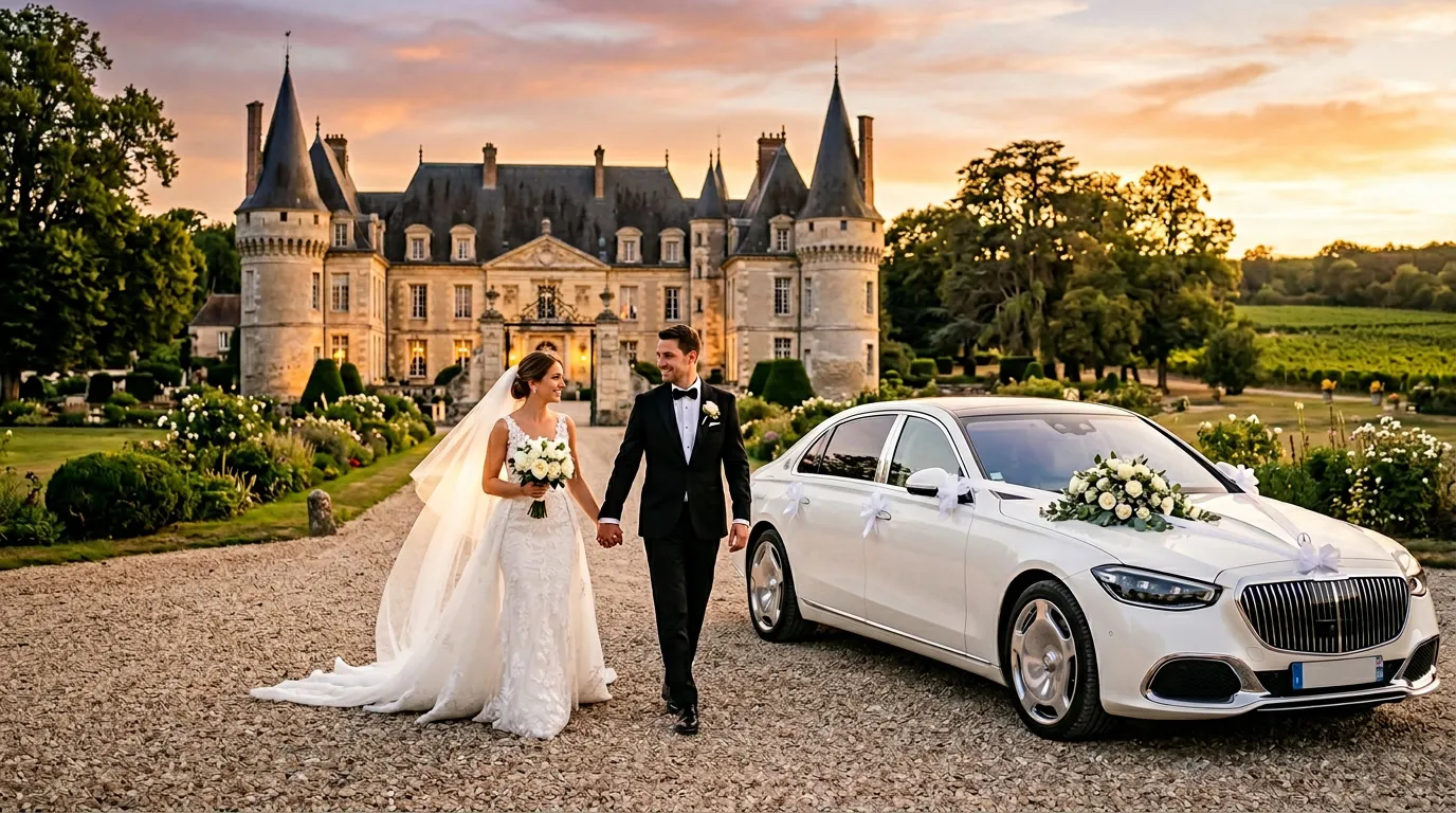 VTC mariage Alsace chauffeur prive berline Mercedes